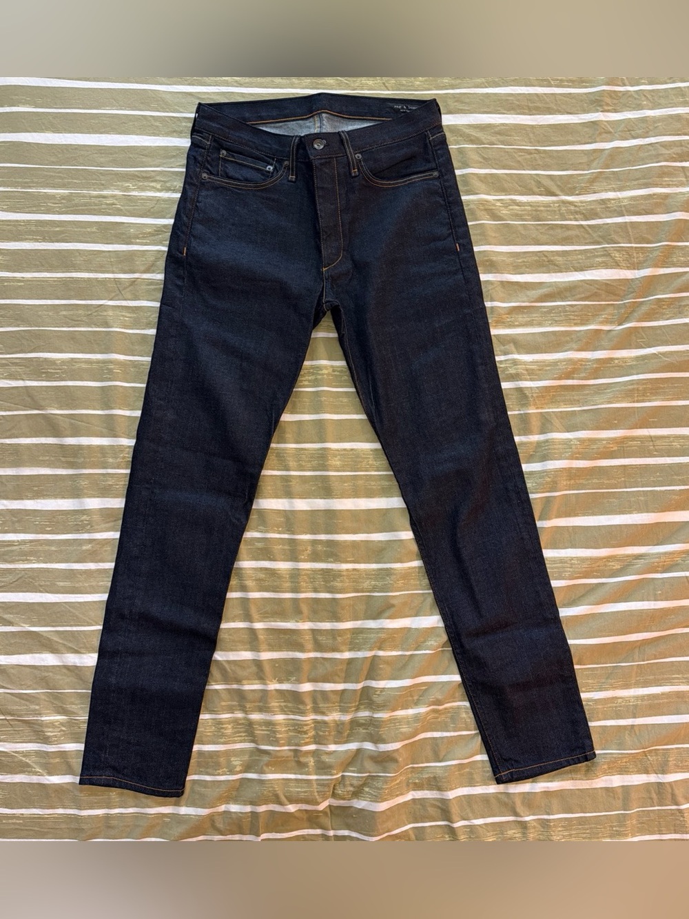 rag & bone Men's Slim Dark Indigo Jeans